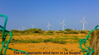 Wind farm y La Guajira, Colombia.