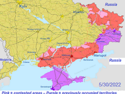 Prevailing situation on the Ukrainian front 100 days after the start of the war